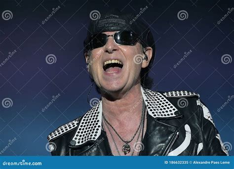 Scorpions Band Vocalist Klaus Meine Editorial Image Image Of Show