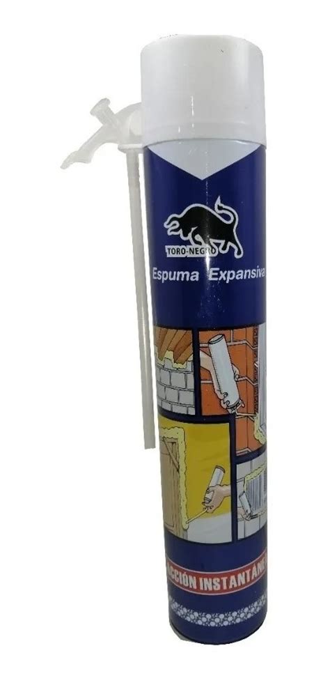 Pack 12 Espumas Expansiva Poliuretano 750 Ml Toro Negro Cuotas Sin