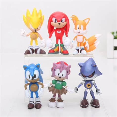 Pcs Set Cm Sega Sonic The Hedgehog Figures Toy Pvc Sonic Characters