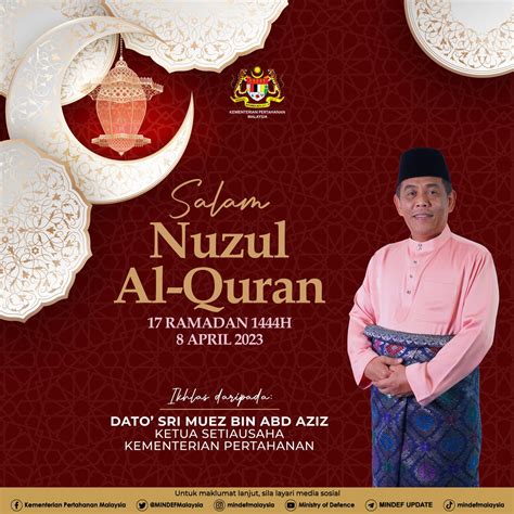 MINDEF Malaysia On Twitter Salam Nuzul Al Quran Buat Semua Umat Islam