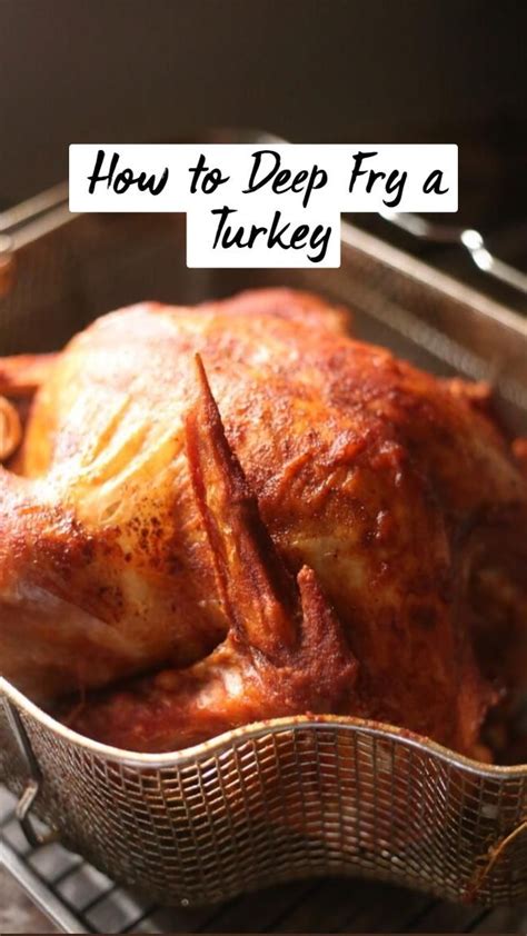 How to Deep Fry a Turkey | Turkey recipes, Fried turkey, Food