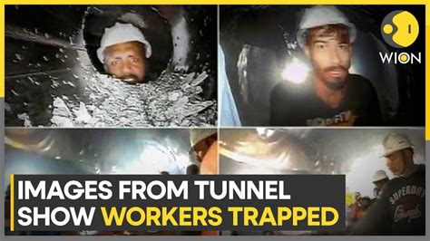 First Visuals Of Workers Trapped Inside Uttarkashi Tunnel Surface