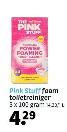 Pink Stuff Foam Toiletreiniger Aanbieding Bij Wibra