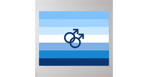 MLM Gay Male Pride Flag Poster | Zazzle.com