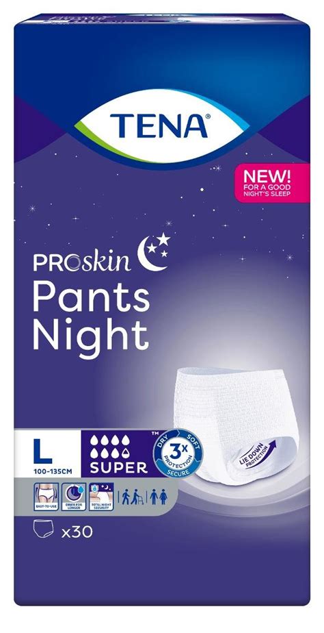 Wyrób medyczny Tena Pants Proskin Super Night large 110 135 cm