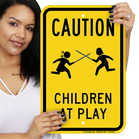 Children At Play Caution Sign, SKU: K2-0402