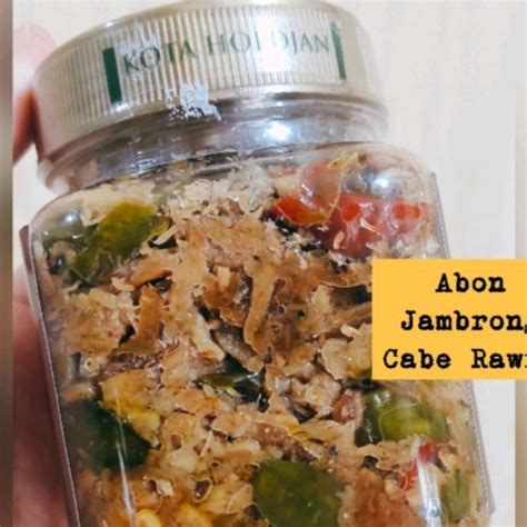 Jual Sambal Kota Hoedjan Abon Ikan Asin Jambrong Shopee Indonesia