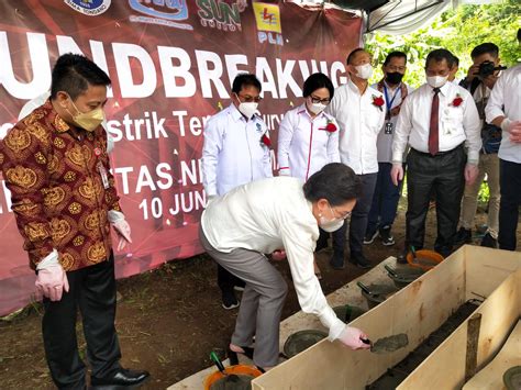 Pj Bupati Sangihe Dampingi Gubernur Sulut Dalam Ground Breaking