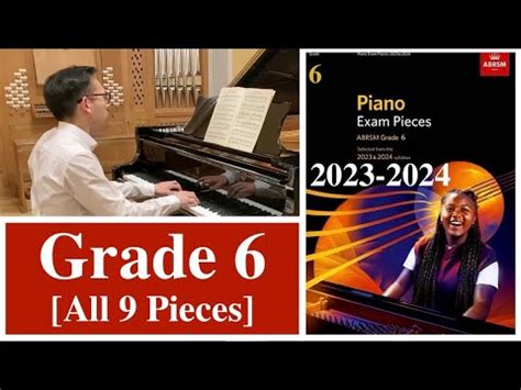 Abrsm Grade Piano All Pieces With Sheet Music Youtube