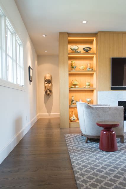 My Houzz Dallas Cottage Expands Into A Live Work Home Modern Hall