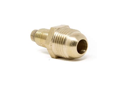 Propane Orifice Connector Brass Tube Fitting 38quot Flare X 18quot Mnpt Or Male Pipe By Gas One