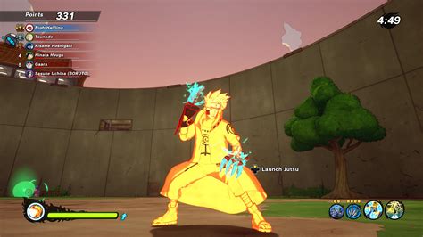 Kurama Link Mode Plus Minatos Clothes Equals This. This was recently added. : r/NarutoShinobiStriker