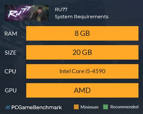 RU77 System Requirements - Can I Run It? - PCGameBenchmark
