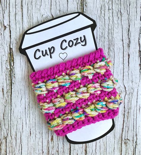 PRINTABLE Cup Cozy Template, DIY Packaging, PDF Download, Market ...