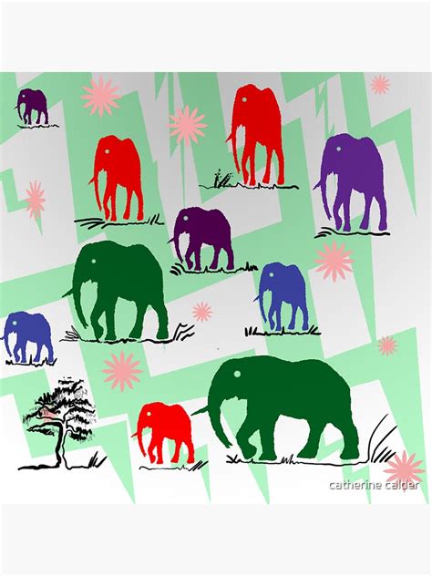 Decorative Elephants Sticker For Sale By Catherine6401 Redbubble