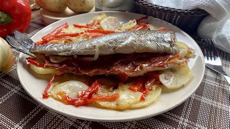 Trucha al horno con guarnición incluida Receta con videos paso a paso