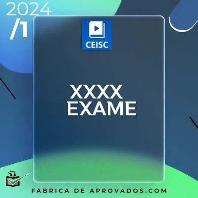 Xl Exame Da Oab Fase Extensivo Plus Ceisc