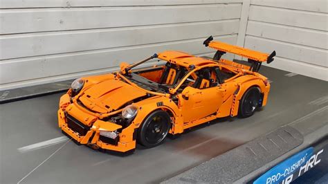 Porsche 911 Gt3 Rs Drag Race Lego Technic Speed Test Youtube