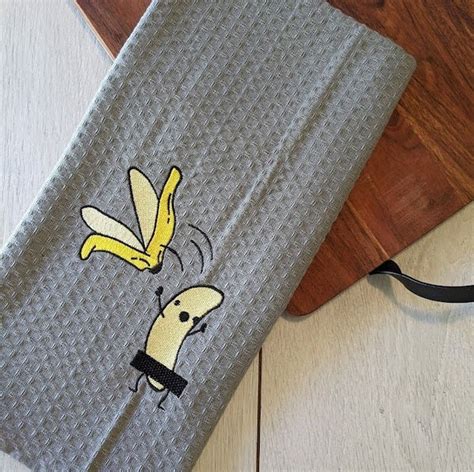 Naked Banana Embroidered Kitchen Towel Funny Tea Towel Snarky Gift For Her Sarcastic Home