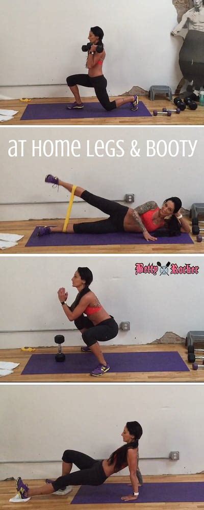 At Home Leg And Booty Workout The Betty Rocker