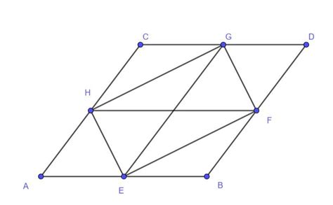 ABCD Is A Rhombus E F G And H Are Midpoints Of AB BC CD And DA