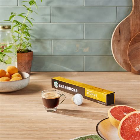 Кофе капсульный Starbucks Blonde Espresso Roast для системы Nespresso шт купить на OZON по