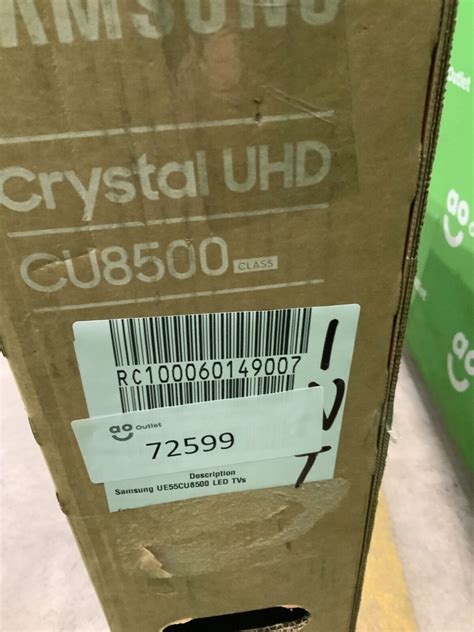 Samsung 55" 4K Ultra HD Smart TV - UE55CU8500 Series 8 CU8500 #LF72599 ...