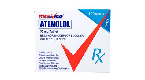 Heart Conditions Rm Atenolol Mg Tab Ritemed