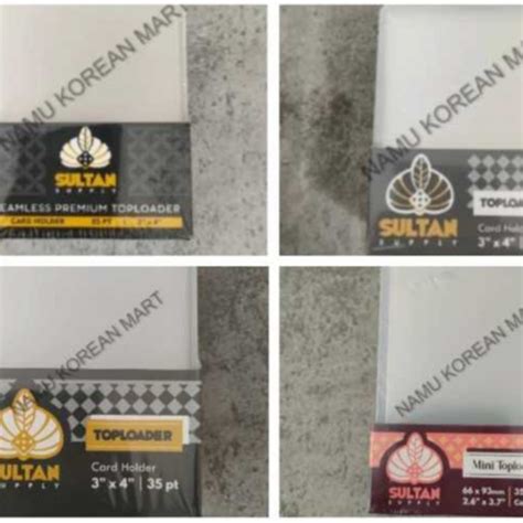 Jual Sultan 35pt Toploader Clear Toploader Seamless PCS Clear Premium