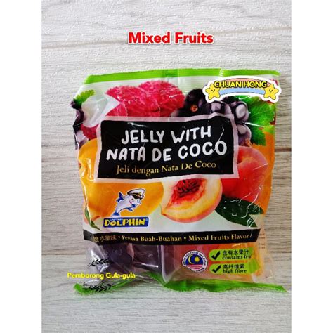 Dolphin Jelly With Nata De Coco 12 Cups Bag Shopee Malaysia