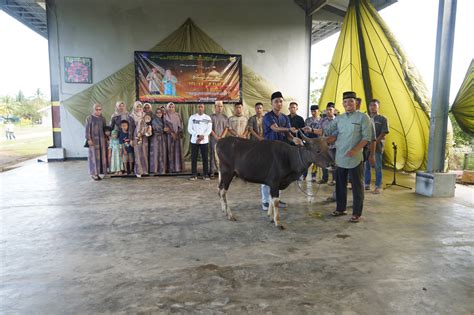 DANYONKO 468 KOPASGAT SERAHKAN HEWAN QURBAN KEPADA PANITIA QURBAN DI