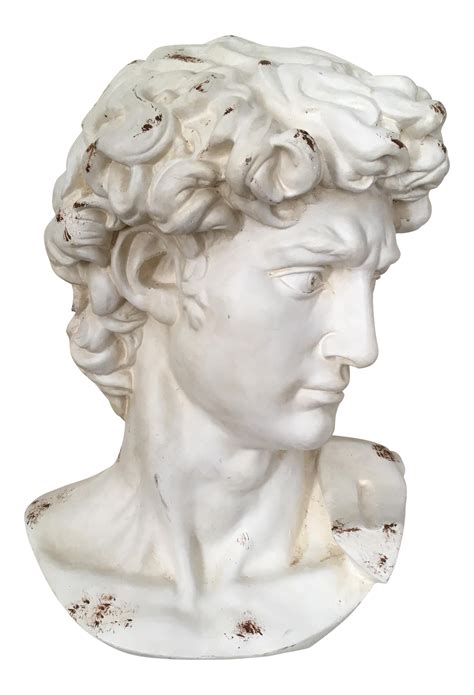 Plaster Bust Of David Chairish