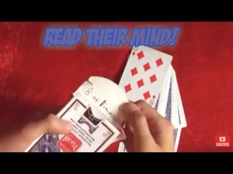 Incredible Mind Reading Card Trick Kardtrickkid Youtube