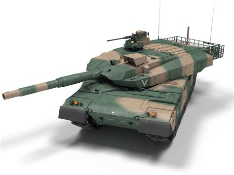 Type 10 Tank - 3D Model by Mermodels