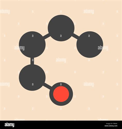 N Butanol Butanol Molecule Used As Flavouring And As A Solvent