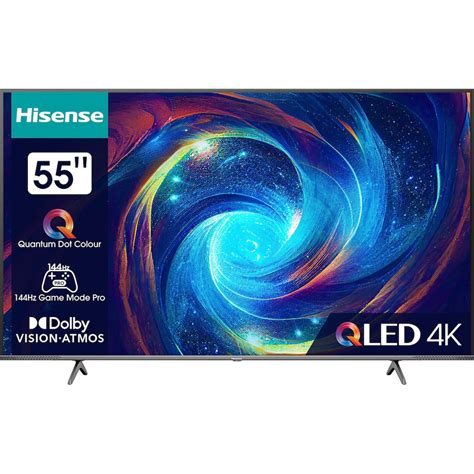 Hisense LED-Fernseher »55E77KQ PRO«, 4K Ultra HD, Smart-TV | BAUR