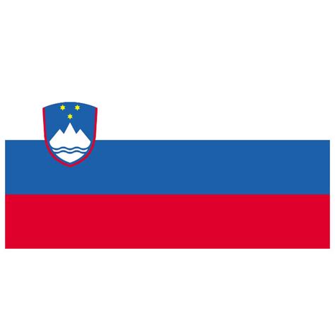 Slovenian flag.eps Royalty Free Stock SVG Vector