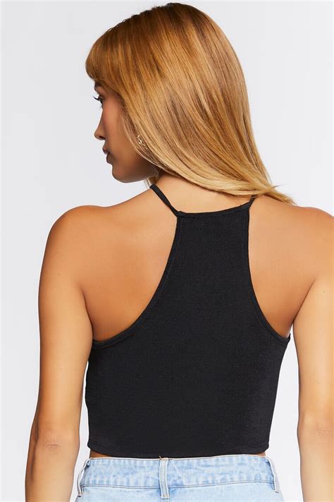 Ruched Cutout Cropped Cami