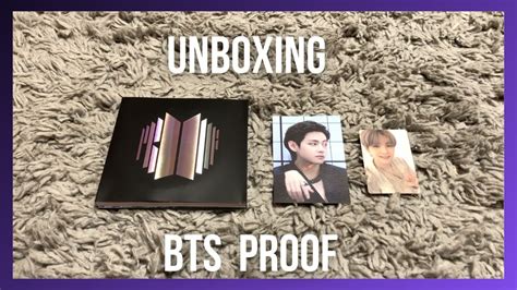 Unboxing Bts Proof The Standard Edition Youtube