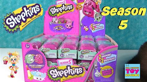 Shopkins Season Pack Blind Backpacks Bag Opening Pstoyreviews