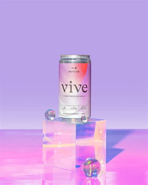 Sparkling Raspberry Nootropic Drinks I Vive Think Drink Vive Think Drinks