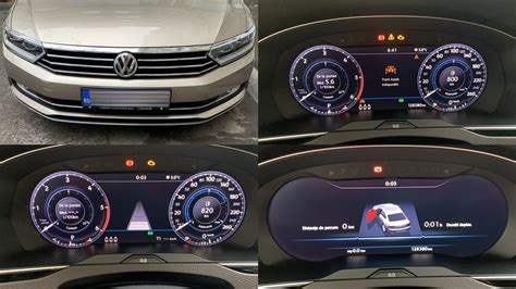 VW Passat B8 2016 Reparatie Eroare Ceasuri Digitale Tablou De Bord