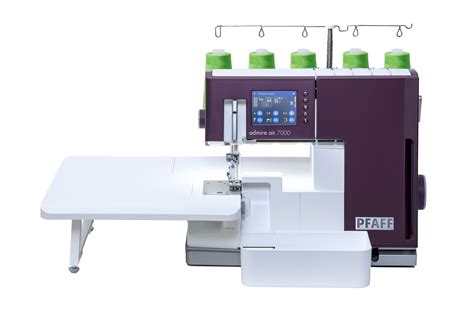 Pfaff Serger Combined With Coverstitch Admire Air Threading