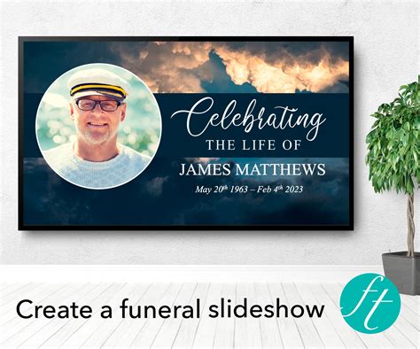 Funeral Slideshow Template in PowerPoint – Funeral Templates