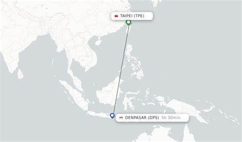 Direct Non Stop Flights From Taipei To Denpasar Schedules