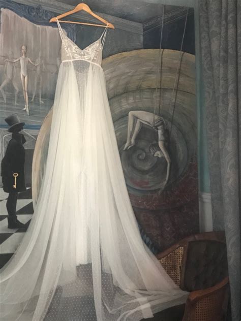 Bridal Lingerie Wedding Night Long See Through Nightgown With Lace Decorated Cups Dea F Long