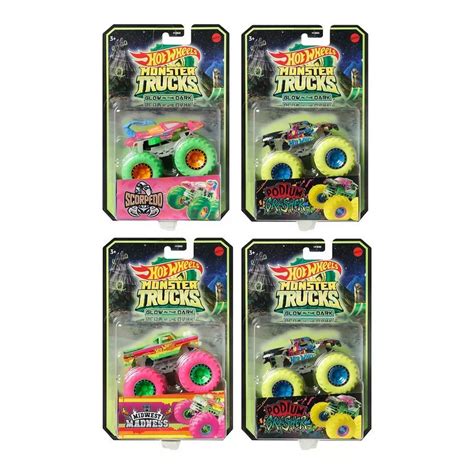 Hot Wheels Monster Truck Glow In The Dark ToyStationTT