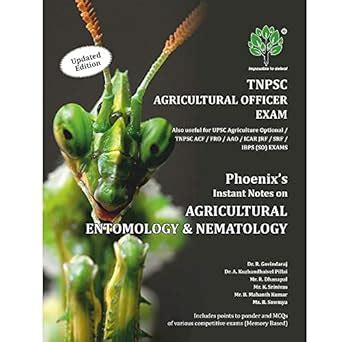 Phoenix S Instant Notes On Agricultural Entomology And Nematology Book