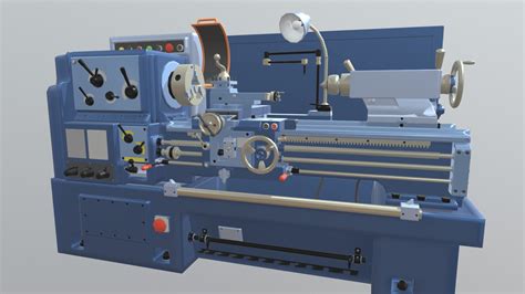 Lathe Machine - 3D model by GP Strategies (@ckaplan) [cf69885] - Sketchfab