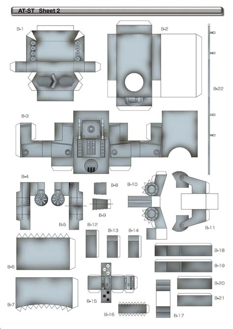 Star Wars Papercraft Terrain - papercraft among us